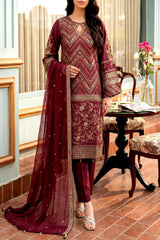 Luxury Handwork Lawn 3PC Stitched Suit – Fancy Designer Edition Z-1611