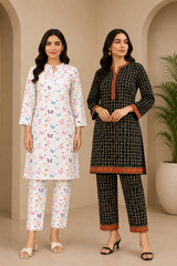 Printed 2-Piece Bundle Deal – Set 06 (2 Suits) - Z-1664