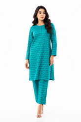 Premium Printed Pure AirJet Lawn 2 Piece Suit | Shirt & Trouser - Z-1685
