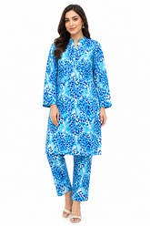 Premium Printed Pure AirJet Lawn 2 Piece Suit | Shirt & Trouser - Z-1699