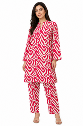Premium Printed Pure AirJet Lawn 2 Piece Suit | Shirt & Trouser - Z-1704