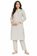 Premium Printed Pure AirJet Lawn 2 Piece Suit | Shirt & Trouser - Z-1672