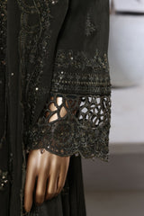 SADABAHAR Luxury Embroidered Chiffon Suit – Ready to Wear - Z-10011