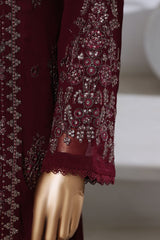 SADABAHAR Luxury Embroidered Chiffon Suit – Ready to Wear - Z-10010