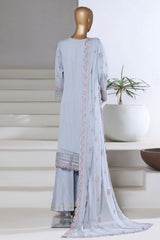 SADABAHAR Luxury Embroidered Chiffon Suit – Ready to Wear - Z-10009