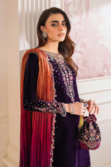 Luxury Embroidered Velvet Formal Edition UF-748 - Z-1083