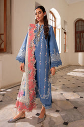 Modern Memsaab Luxury Embroidered Lawn - D4 - Z-1656