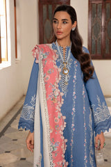 Modern Memsaab Luxury Embroidered Lawn - D4 - Z-1656