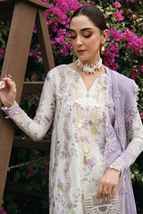 Luxury Embroidered Lawn Edit'26 LAVENDER FALL - D5B - Z-1604
