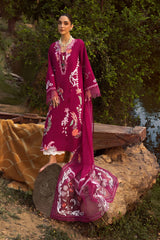 MIRROR GARDEN - D3A Luxury Embroidered Lawn Edit'26 - Z-1627