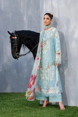Premium Luxury Embroidered Lawn Edition' 26 - ELH-5B ELYA - Z-1552