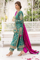 Luxury Avisa Emerald Kurta Luxury Wedding Formal - Z-1266