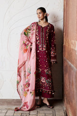 KESTANE Luxury Embroidered Festive Lawn ZAN SS26 - Z-1811