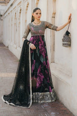 Embroidered Luxury Formal Chiffon & Digital Print Maxi - UE 321 - Z-1442