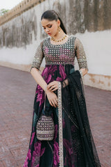 Embroidered Luxury Formal Chiffon & Digital Print Maxi - UE 321 - Z-1442