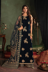 Luxury Embroidered Velvet Formal IV-51 - Z-1367