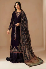 Luxury Embroidered Velvet Formal VF-2027 - Z-1435