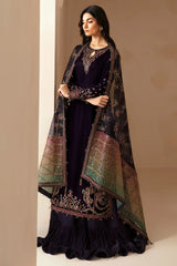 Luxury Embroidered Velvet Formal VF-2027 - Z-1435
