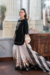 Eid featuring Iqra Aziz Charmeuse Silk - ELRAE - Z-1749