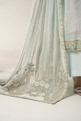 Mbroidered Wedding Chiffon ’25 – BDS-3005 - Premium Bridal & Formal Dress - Z-1345