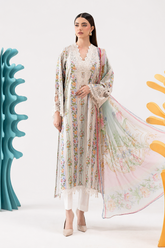 Printed & Embroidered Summer Lawn'26 MPS-3010-A - Z-1734