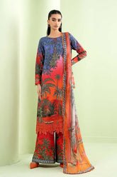 Sprint Summer'26 D-2907-B Embroidered Lawn - Z-1606