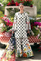 Polka Dot Printed Embroidered Summer'26 MPS-3008-A - Z-1624
