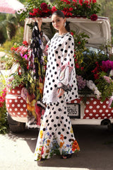 Polka Dot Printed Embroidered Summer'26 MPS-3008-A - Z-1624