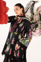 Printed & Embroidered Summer Lawn'26 MPT-3005-B - Z-1700