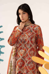 Printed & Embroidered Summer Lawn'26 MPS-3003-A - Z-1756