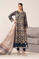 Printed & Embroidered Summer Lawn'26 MPS-3003-B - Z-1757