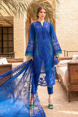 Premium Luxury Embroidered Lawn Edit - D-2404-B - Z-800
