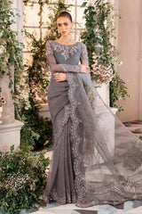 Luxury Wedding Formal Embroidered Saree Edition - BD-2902 - Z-1088
