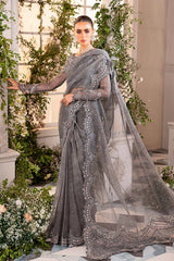 Luxury Wedding Formal Embroidered Saree Edition - BD-2902 - Z-1088