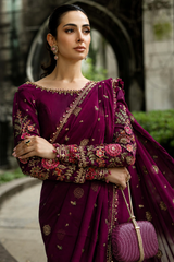 Luxury Wedding Formal Chiffon Saree - WF-09-01 - Z-1761