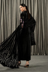 Winter LUXE Luxury Embroidered Velvet Suit | WLS-1306 - Z-1647