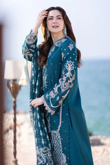 Luxury Embroidered Lawn'25 FP-16 KIRA - Z-727