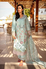 Premium Embroidered Lawn D-09 Mahsa - Z-1232