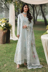Sardinia TALES OF PETALS Luxury Lawn'26 - OCEAN WAVES - Z-1554