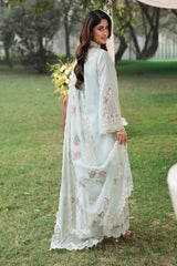 Sardinia TALES OF PETALS Luxury Lawn'26 - OCEAN WAVES - Z-1554