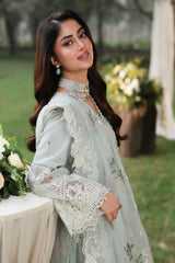 Sardinia TALES OF PETALS Luxury Lawn'26 - OCEAN WAVES - Z-1554