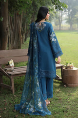 Sardinia TALES OF PETALS Luxury Lawn'26 - BLUE BLOSSOMS - Z-1561