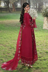 Sardinia TALES OF PETALS Luxury Lawn'26 - FLORAL FUCHSIA - Z-1576