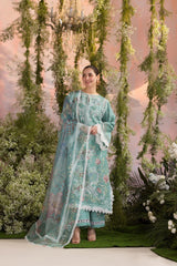 Luxury Lawn 2025 – Design 5B | Premium Embroidered Suit - Z-1344