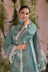 Luxury Lawn 2025 – Design 5B | Premium Embroidered Suit - Z-1344