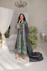 Luxury Premium Embroidered Lawn Edit – Design 3B - Z-1538