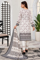 IZZARA Premium Printed Lawn Ready to Wear – Elegant Floral Print - Z-10020