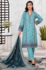 IZZARA Premium Printed Lawn Ready to Wear – Elegant Floral Print - Z-10029