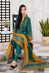IZZARA Premium Printed Lawn Ready to Wear – Elegant Floral Print - Z-10027