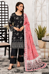 IZZARA Premium Printed Lawn Ready to Wear – Elegant Floral Print - Z-10026